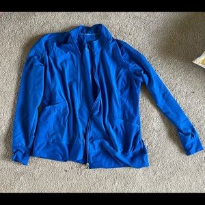 Cherokee iflex scrub jacket in royal blue